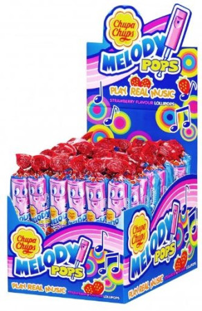 detail Chupa Chups 15g Melody pop Strawberry (48)
