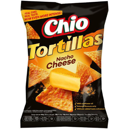 chi tiết Chio 110g Tortillas Nacho Cheese (12)