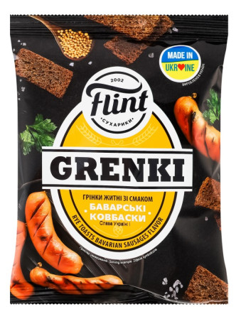 chi tiết UA Flint Grenki 70g Bavorské Klobásy