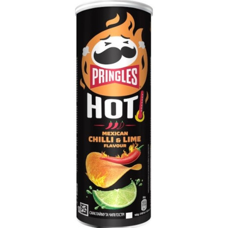 chi tiết Pringles 160g Hot Chilli & Lime (x19)