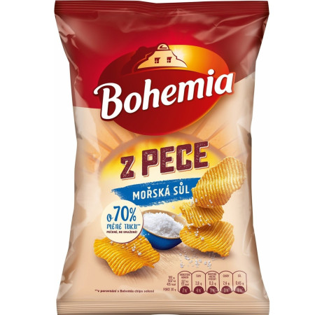 chi tiết Bohemia z Pece 100g Mořská Sůl