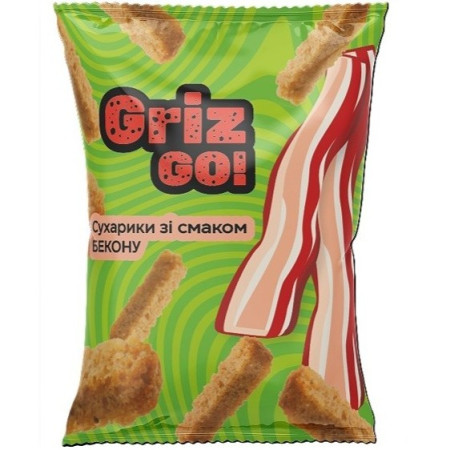 detail UA Griz Go! 70g Krekry Slanina