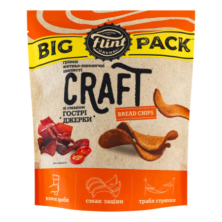 chi tiết UA Flint Craft 130g Hot Jerky Chips