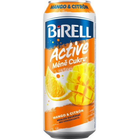 detail Birell 0,5L Active Mango & Citron