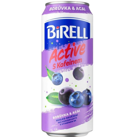 chi tiết Birell 0,5L Active Borůvka & Acai
