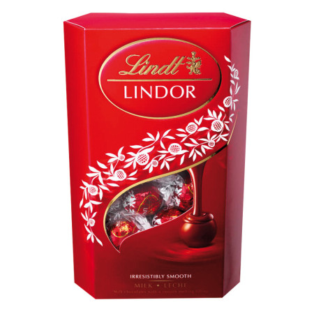 detail Lindt Lindor 200g Milk Milch