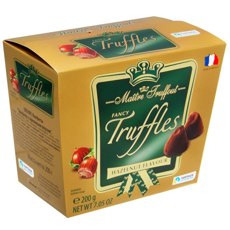 detail Maitre Truffout 200g Gold Hazelnut
