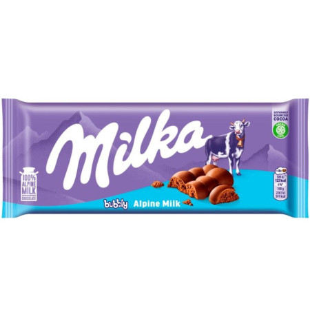 detail Milka 100g Bubbly Alpine Milk (14)