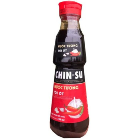 chi tiết Chin-Su 330ml Sojová Omáčka Chilli Česnek