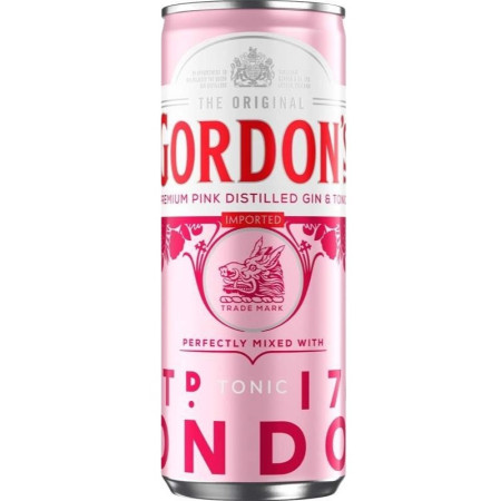 chi tiết Gordon's 0,25L Pink Gin&Tonic 6,4% (12)