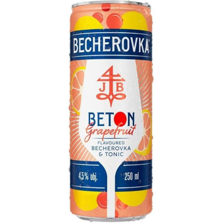 chi tiết Becherovka 0,25l Beton Grapefruit&Tonic 4,5% (24)