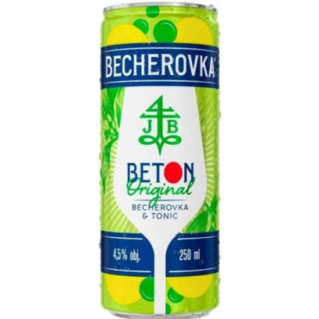 chi tiết Becherovka 0,25l Beton Original&Tonic 4,5% (24)
