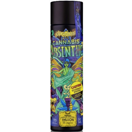 chi tiết Euphoria 0,05L Cannabis Absinthe 70% MINI