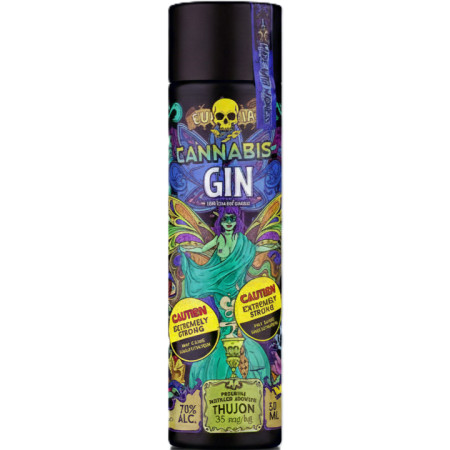 detail Euphoria 0,05L Cannabis Gin 40% MINI