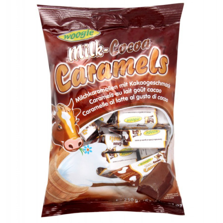 chi tiết Woogie 250g Milk Cacao Caramels