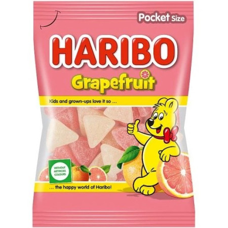 chi tiết Haribo 80g Grapefruit