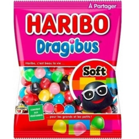 chi tiết Haribo 150g Dragibus