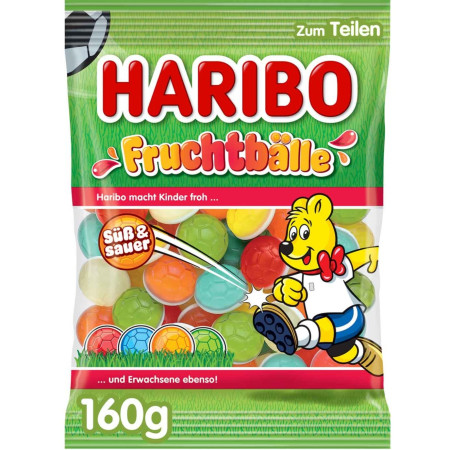 chi tiết Haribo 160g Fruchtballe