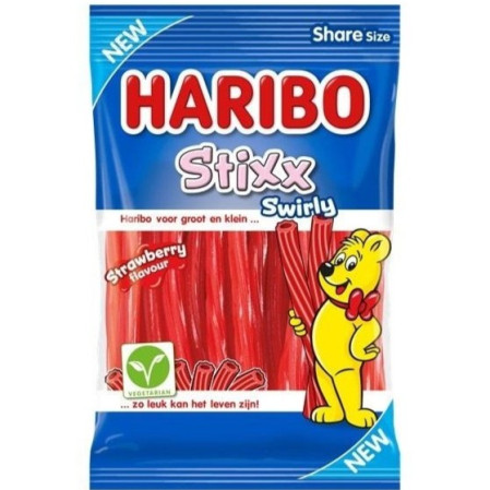 chi tiết Haribo 160g Stixx Swirly