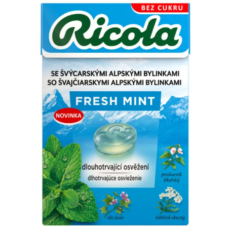 chi tiết Ricola 40g Fresh Mint (20ks/kra)