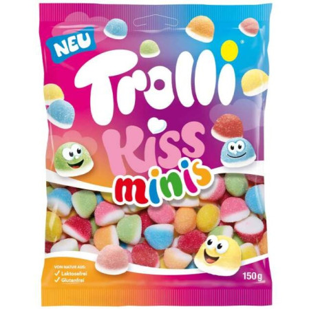 chi tiết Trolli 150g Kiss Minis