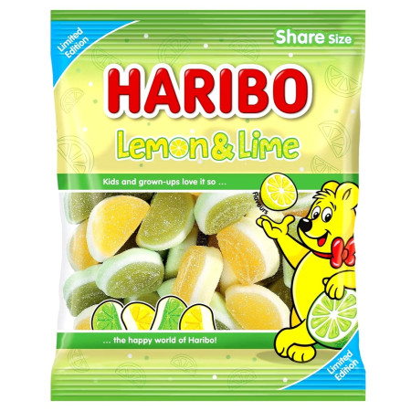 chi tiết Haribo 160g Lemon & Lime