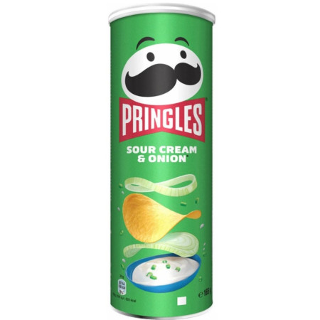 chi tiết Pringles 165g Sour Cream & Onion (x19)