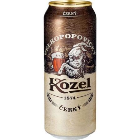 chi tiết Kozel 0,5L Černý Plech (24ks)