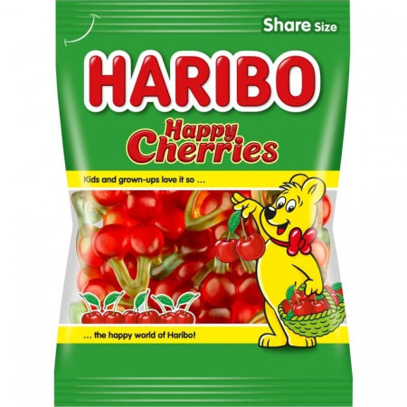 chi tiết Haribo 200g Happy Cherries