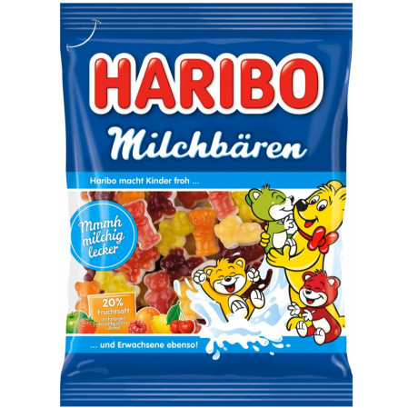 chi tiết Haribo 160g Milchbaren
