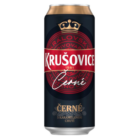 detail Krušovice 0,5L Černý Plech (24)