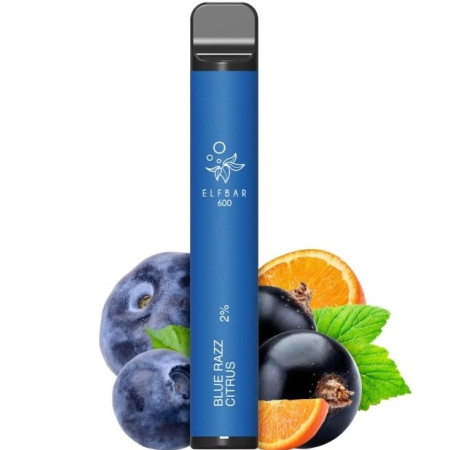 chi tiết Elfbar 600 Blue Razz Citrus