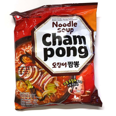 chi tiết NongShim 124g Noodle Soup Cham Pong