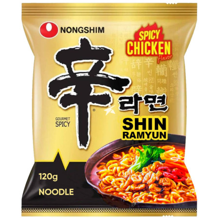 chi tiết NongShim 120g Ramyun Spicy Chicken(20x) vang