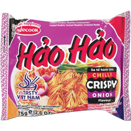 chi tiết Hao Hao inst. polevka. 74gx30ks Chilli a Onion