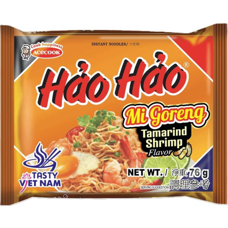 chi tiết Hao Hao inst. polevka. 76g30ks MiGoreng Tamarind