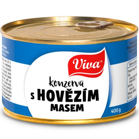 chi tiết Viva 400g Konzerva Hovězí Maso