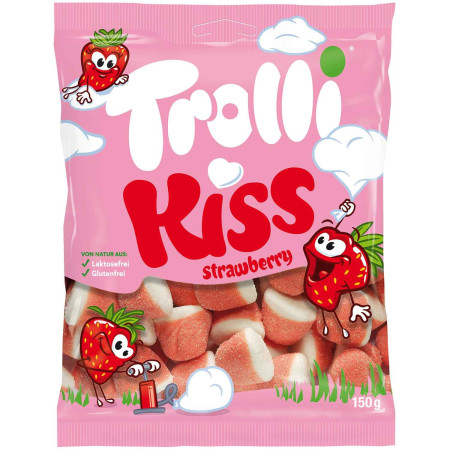 chi tiết Trolli 150g Kiss Strawberry
