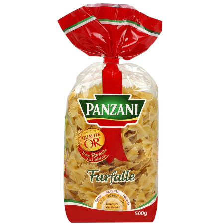 chi tiết PANZANI 500g Farfalle