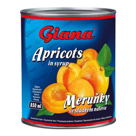 detail Giana 855ml Meruňky Půlené (12)