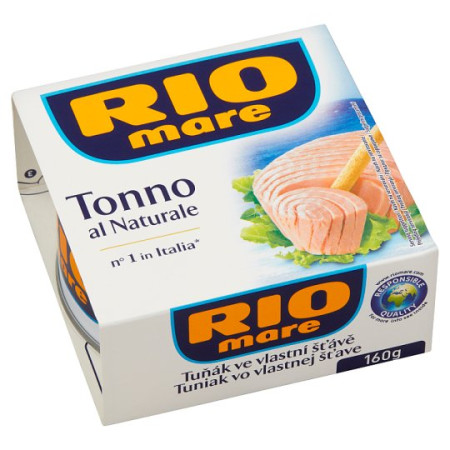 chi tiết Rio Mare 185g Tuňák ve Vlastní Šťávě