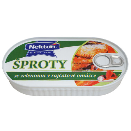 detail Nekton 170g Šproty Se Zeleninou v R.O.M
