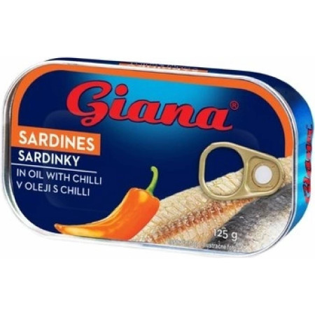 chi tiết Giana 125g Sardinky ve Slunečnicovém Oleji a Chili (12)