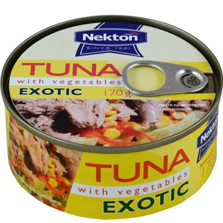 chi tiết Nekton 170g Tuňák se zeleninou Exotic