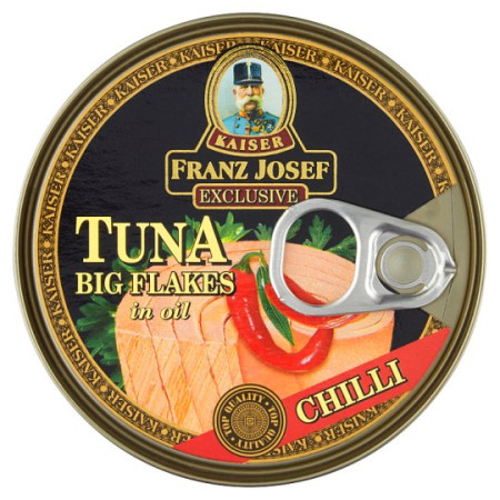 chi tiết Franz Josef 170g Tuňák Kousky s Chilli (12)