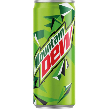 chi tiết Mountain Dew 0,33L