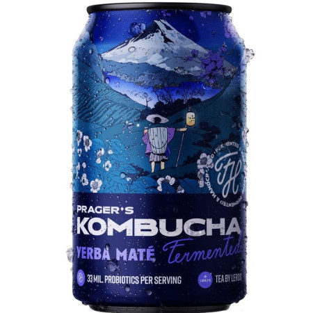 chi tiết Prager's Kombucha 0,33L Yerba Maté (12)