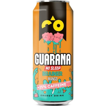 chi tiết Guarana Brainer 0,5l Mango (12ks/obal)