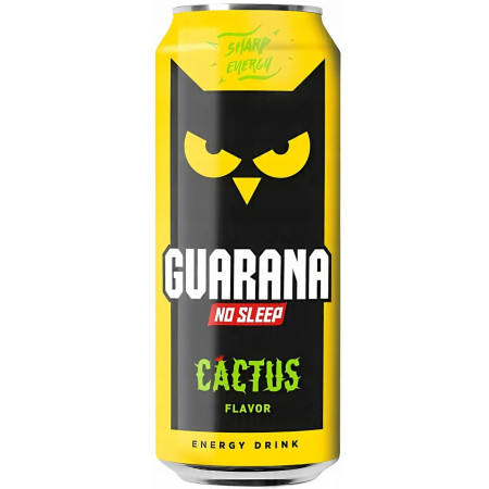 chi tiết Guarana Brainer 0,5l Cactus (12ks/obal)