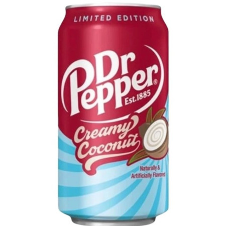 chi tiết USA 355ml Dr. Pepper Creamy Coconut (12)